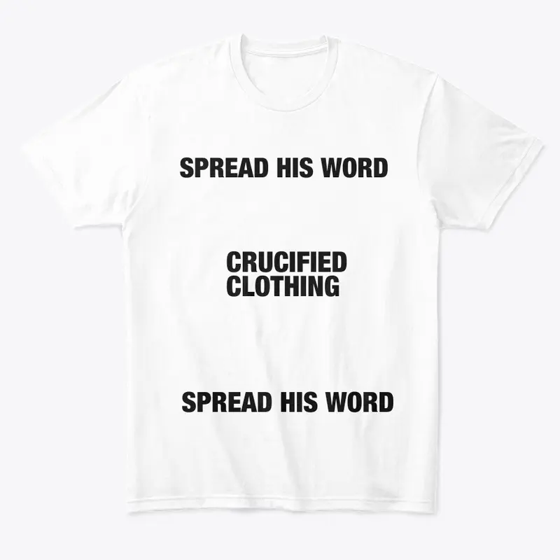 crucifiedclothing spread his word design