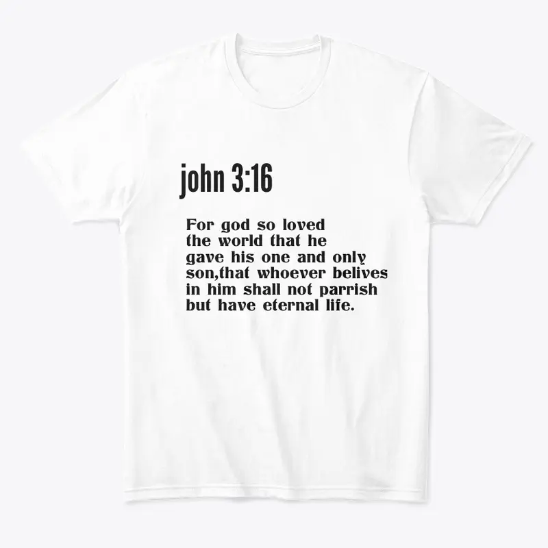 crucifiedclothings John 3:16 verse