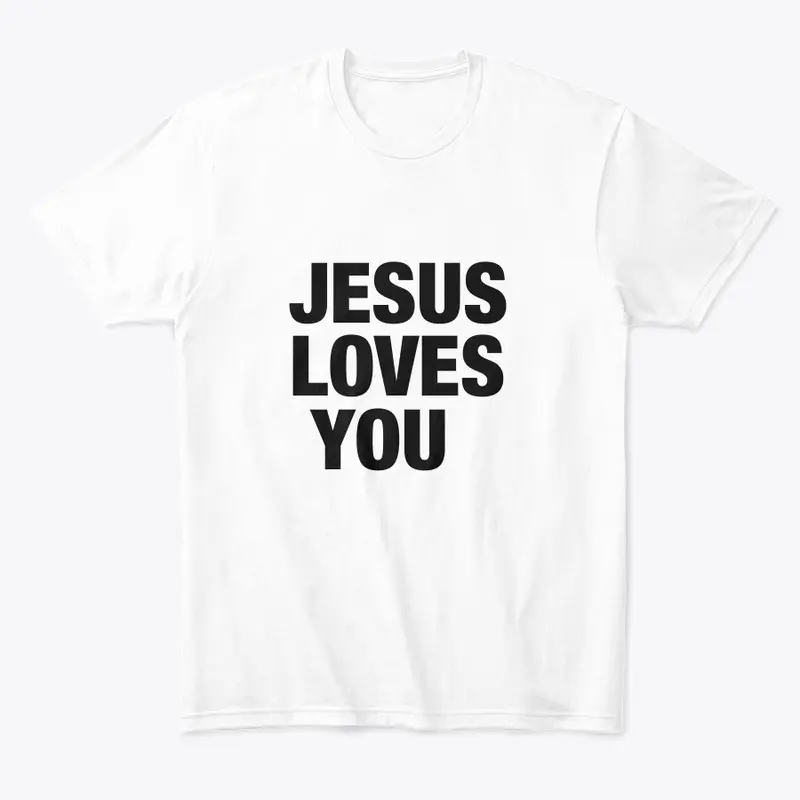 crucifiedclothing Jesus loves you tshirt