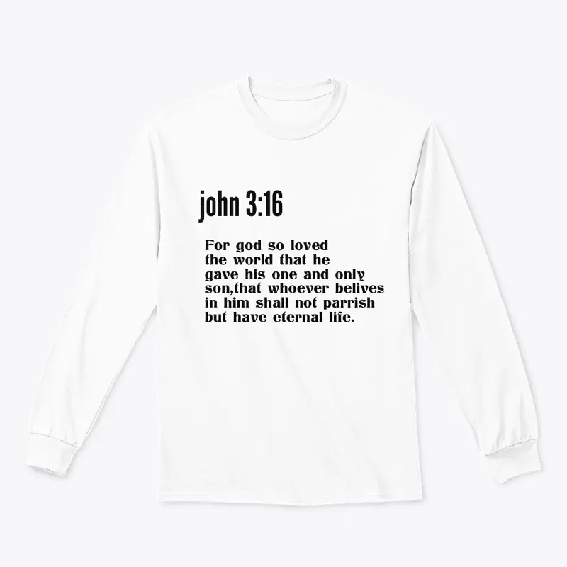 crucifiedclothings John 3:16 verse